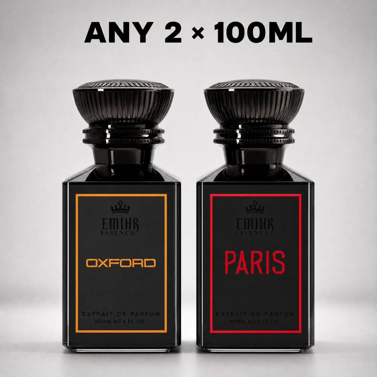 Any 2 100ML Extrait de Parfum fragrance bundle by EMIHR Essence