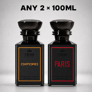 Any 2 100ML Extrait de Parfum fragrance bundle by EMIHR Essence