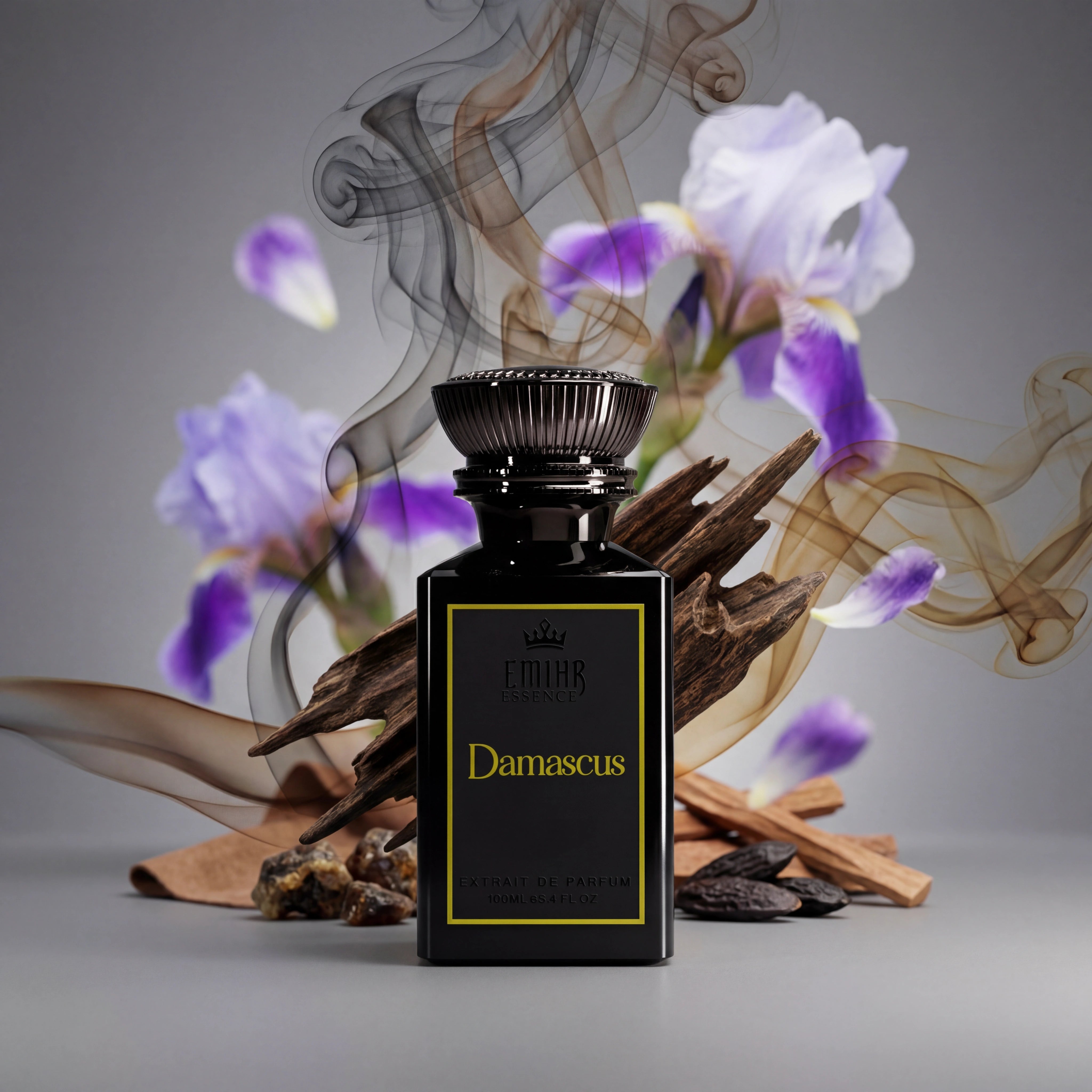 EMIHR Essence Damascus 100ml Extrait de Parfum smoky woody fragrance for men