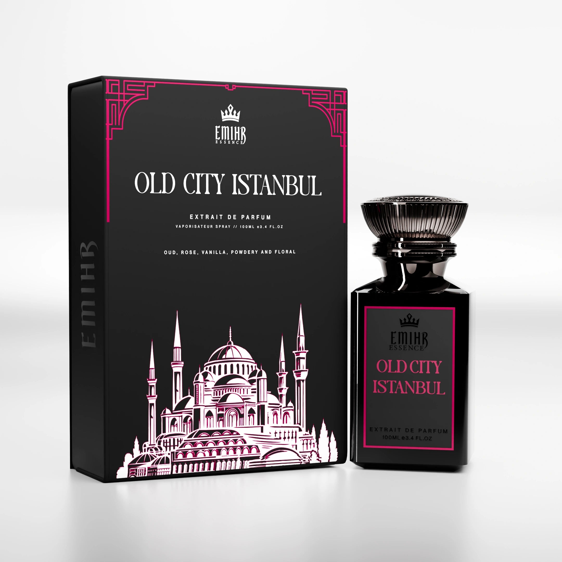 EMIHR Essence Old City Istanbul 100ml Extrait de Parfum rose oud fragrance for men