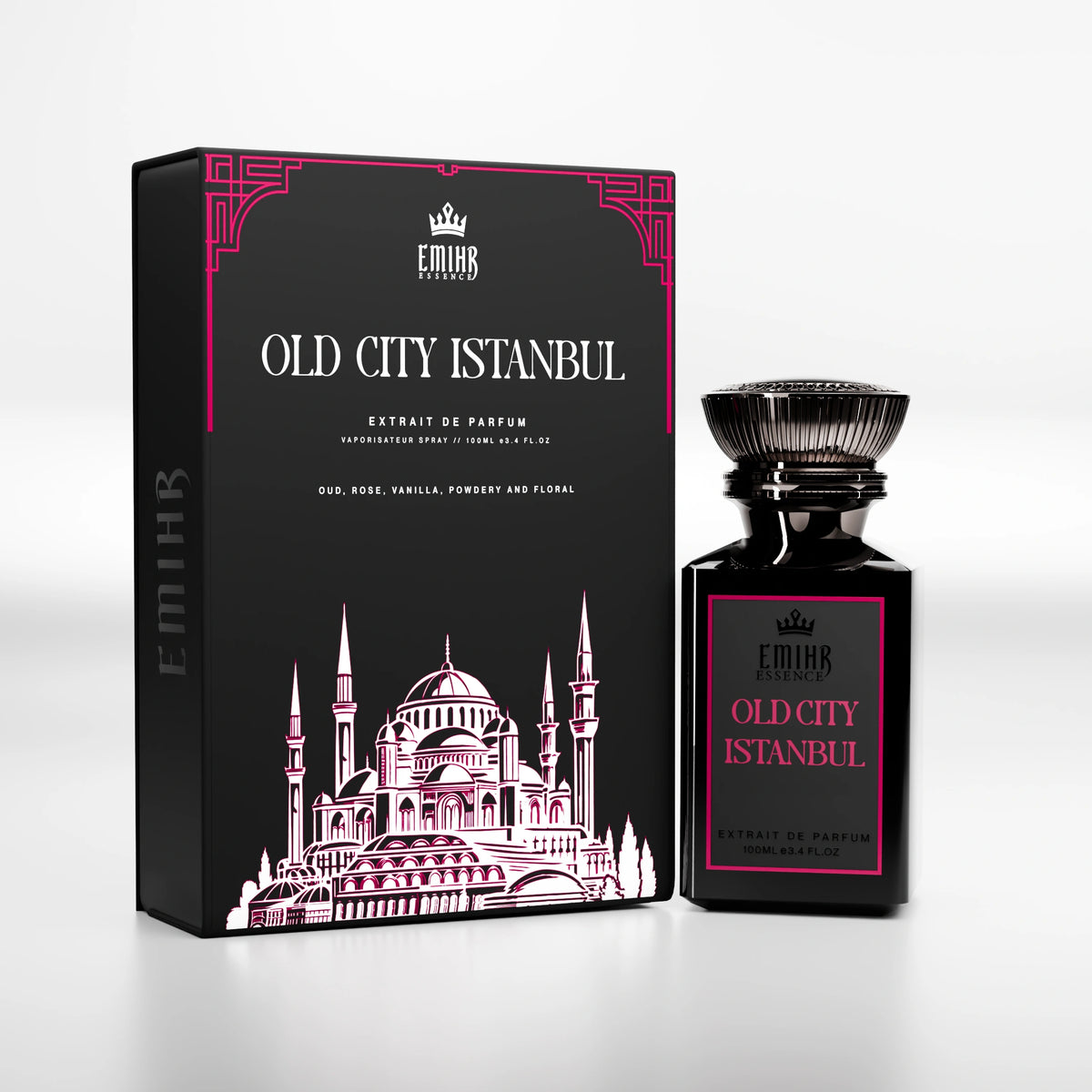 EMIHR Essence Old City Istanbul 100ml Extrait de Parfum rose. oud, spicy fragrance for men