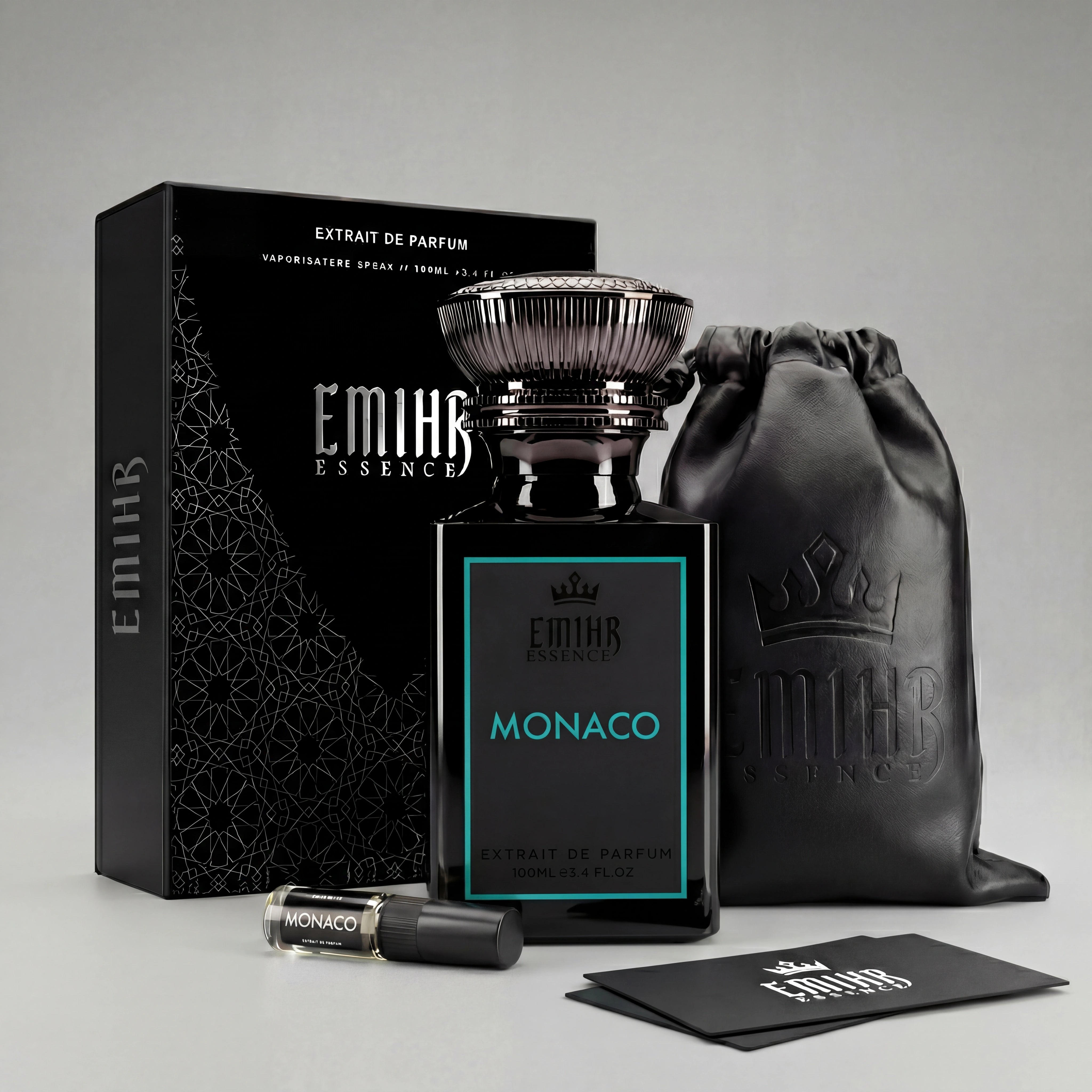 EMIHR Essence Monaco 100ml Extrait de Parfum fresh marine fragrance for men