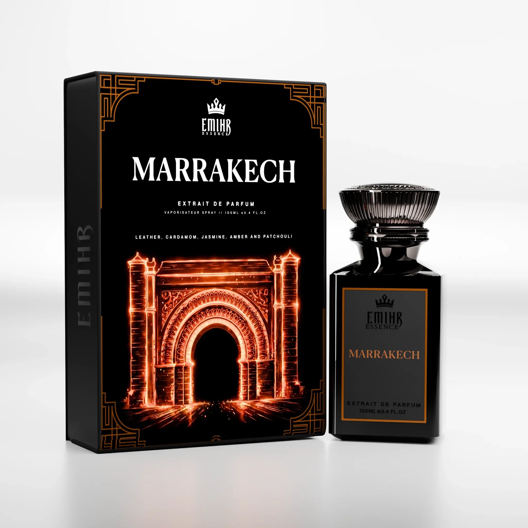 EMIHR Essence Marrakech 100ml Extrait de Parfum leather fragrance for men