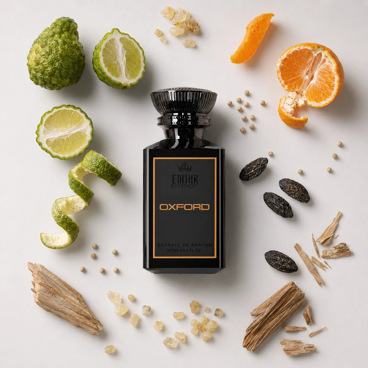 EMIHR Essence Oxford 100ml Extrait de Parfum fresh citrus fragrance for men