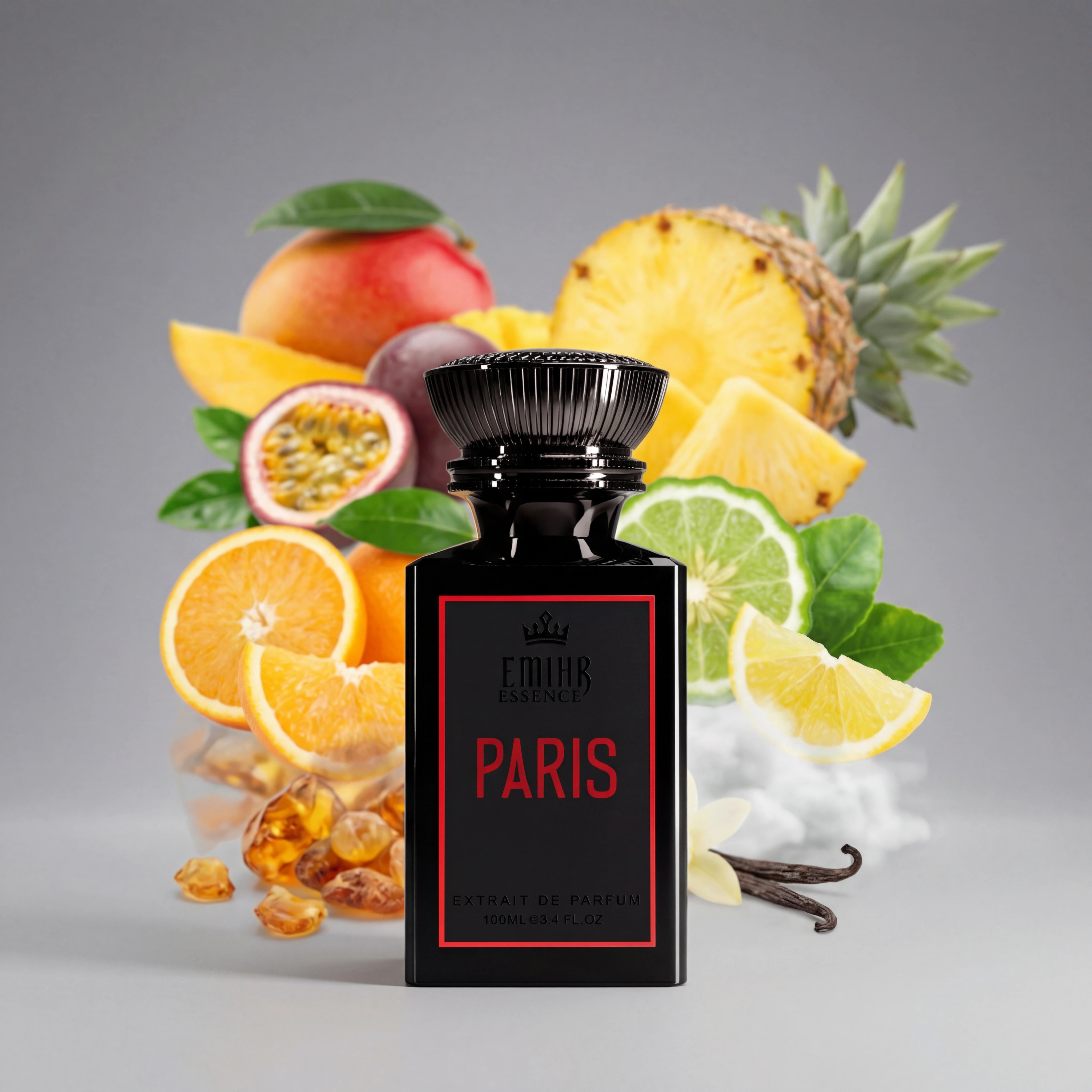 EMIHR Essence Paris 100ml Extrait de Parfum fruity musk fragrance for men