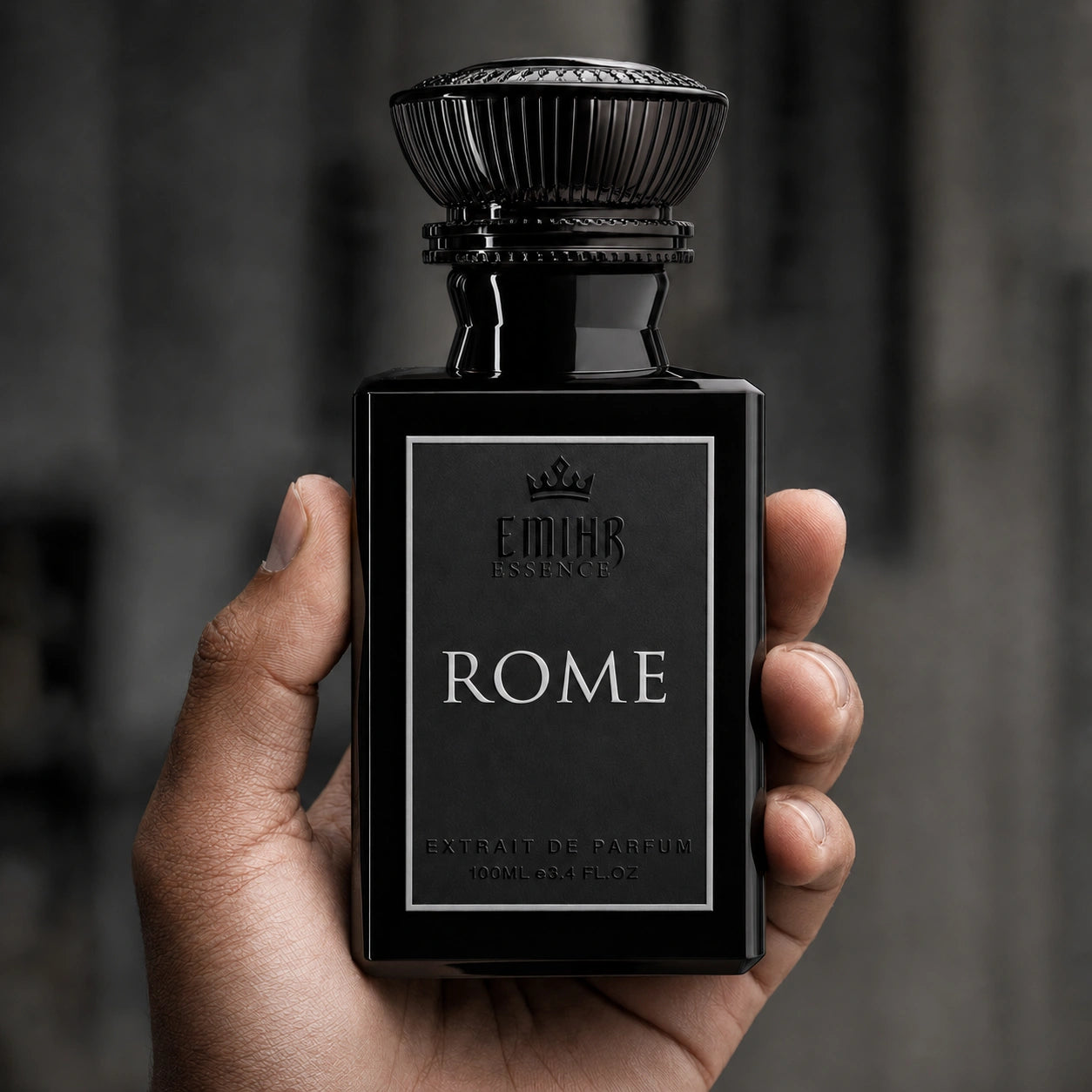 EMIHR Essence Rome 100ml Extrait de Parfum men's fragrance bottle